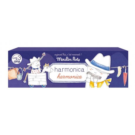 Harmonica Aujourd'hui c'est mercredi Moulin Roty