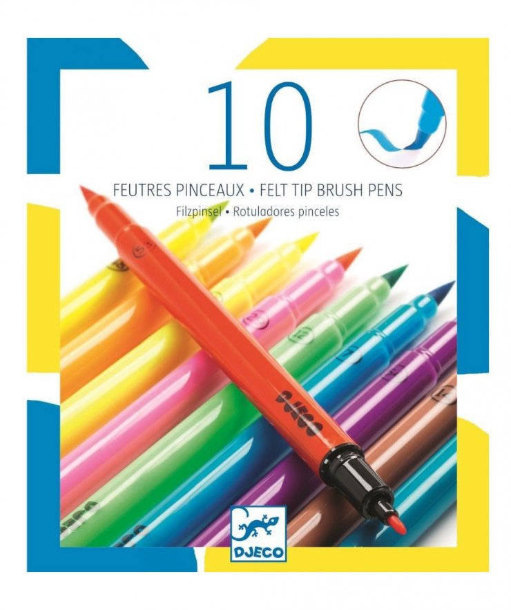 10 Feutres Pinceaux Pop