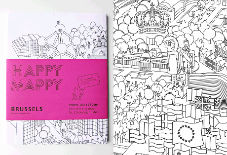 Happy Mappy Bruxelles Rouleau