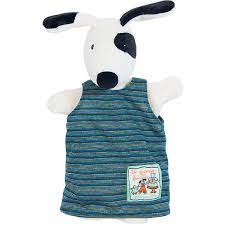 Marionnette Julius le chien Moulin Roty