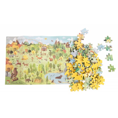 Puzzle de l'explorateur La Forêt 96 pièces