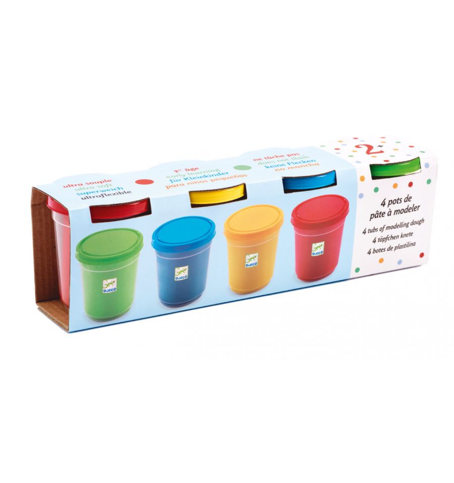 4 pots de pâte à modeler