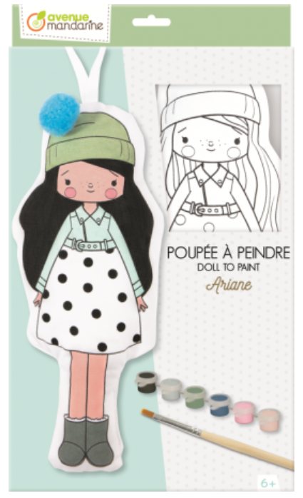 Poupée à peindre Ariane