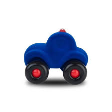 Voiture de police bleue