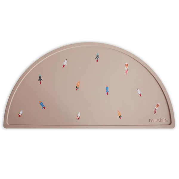 Mushie Silicone Placemat Rocket
