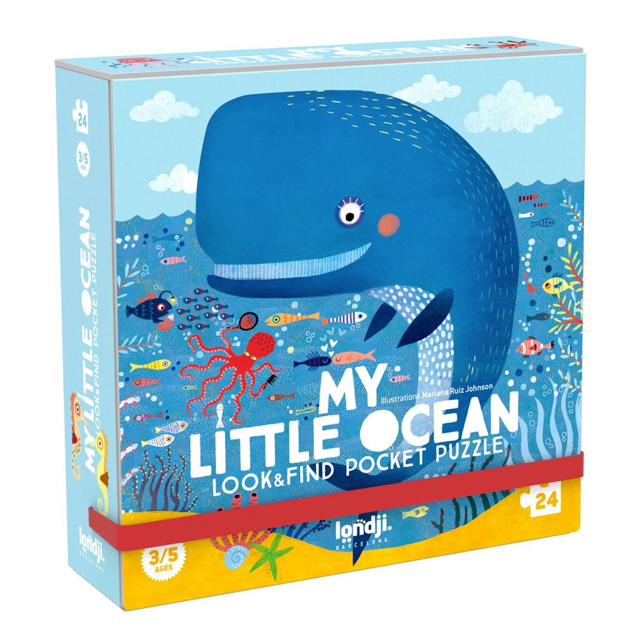 My Little Ocean Look & Find Pocket Puzzle 24 pcs