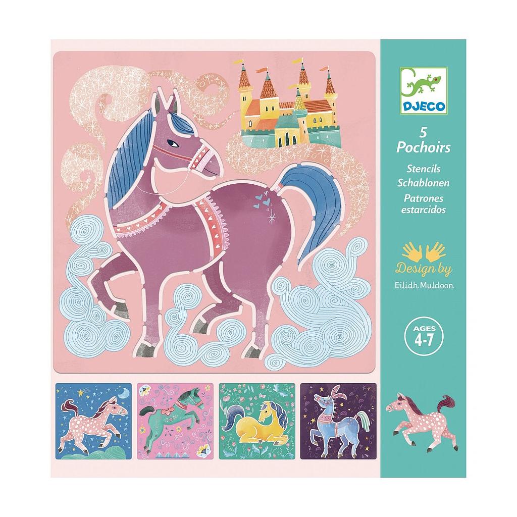 Pochoirs chevaux 