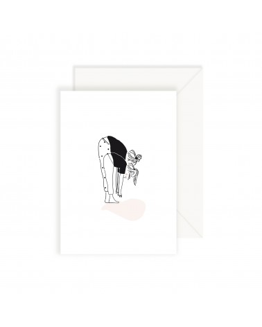 Carte Yoga Posture Cigogne My Lovely Thing