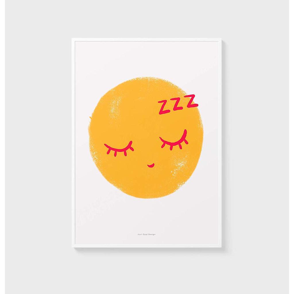 Affiche Emoticone Bonne nuit A4 - Just Cool Design