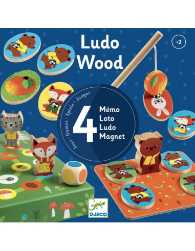 LudoWood 4 Games