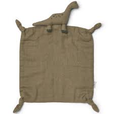 Agnete Cuddle Cloth Dino Khaki Liewood