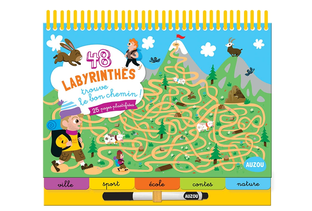 48 labyrinthes - trouve le bon chemin