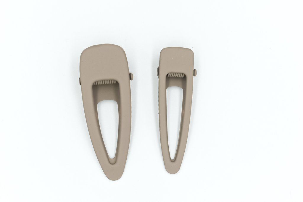 Matte Clips Set of 2 - Stone