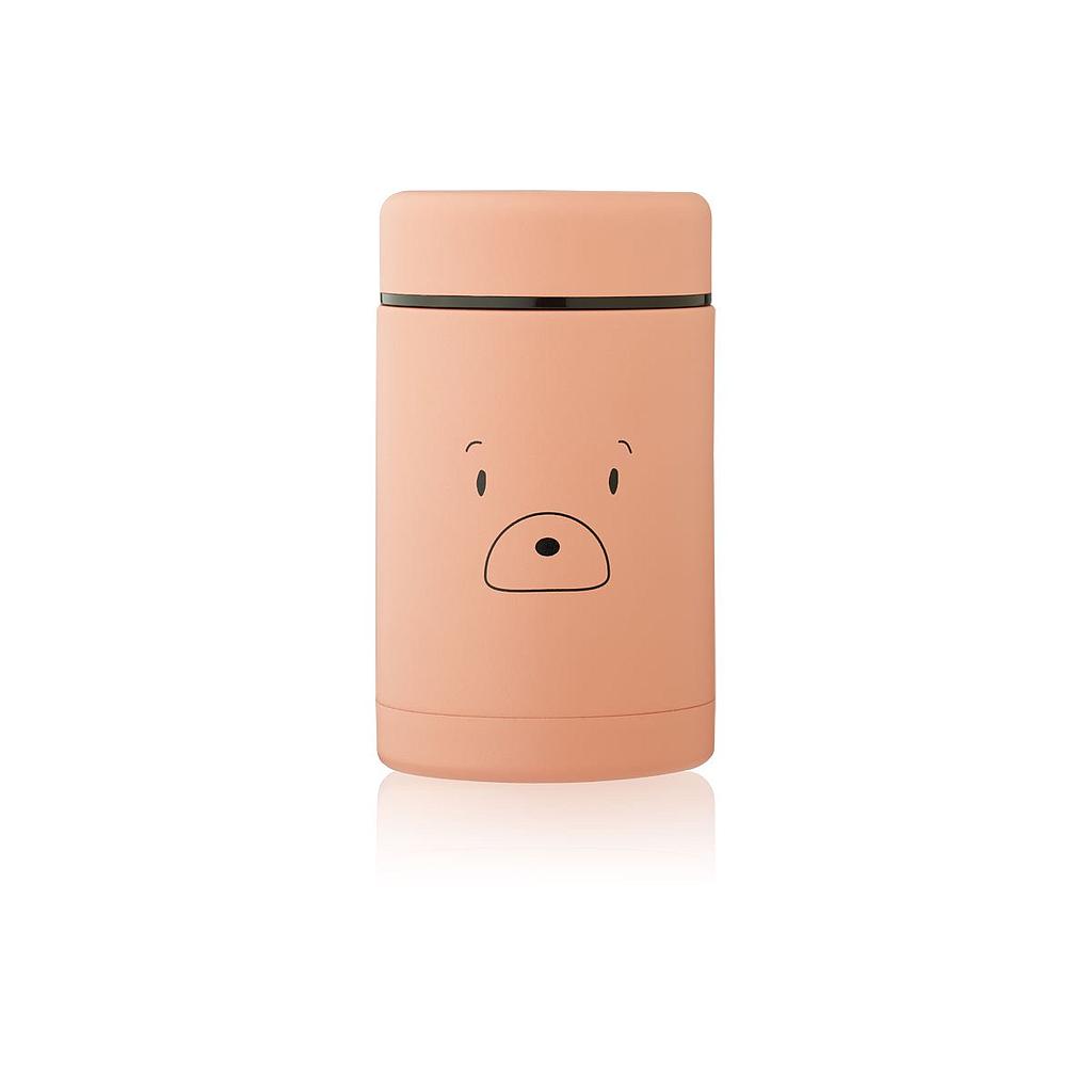 Bernard Food Jar Mr Bear Tuscany Rose Liewood