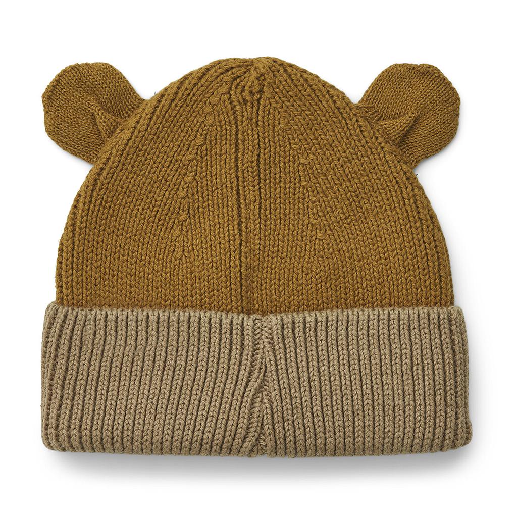 Gina Beanie Golden Caramel Oat Mix 1-2 ans Liewood