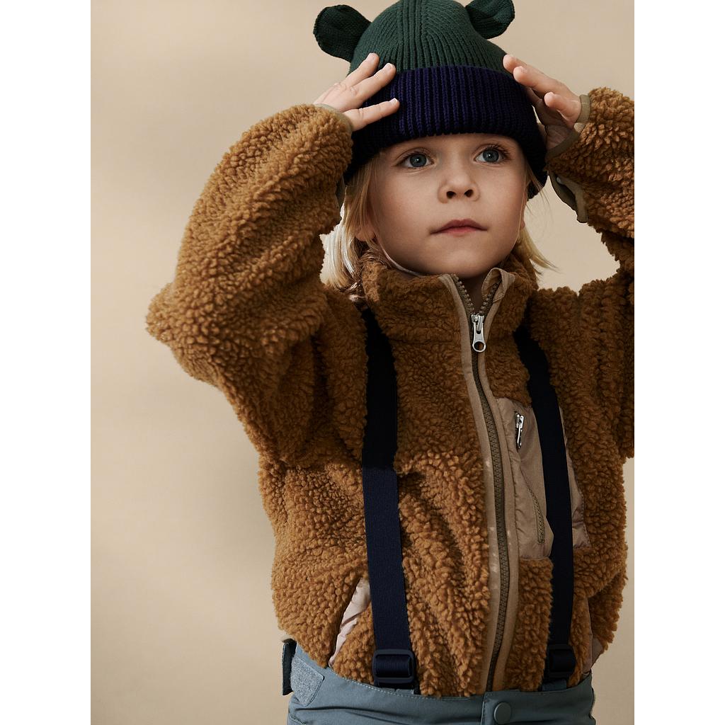 Gina Beanie Navy Hunter Green Mix 5-6 ans Liewood
