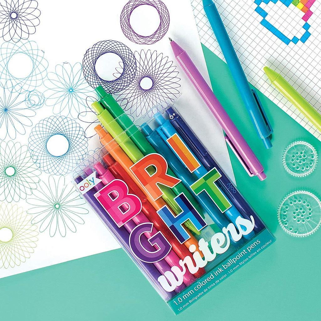 Bright Writers Colored Ballpoint Pens