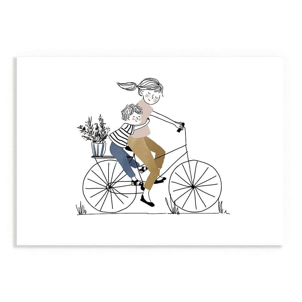 Affiche Balade à Vélo Garçon A5 - My Lovely Thing