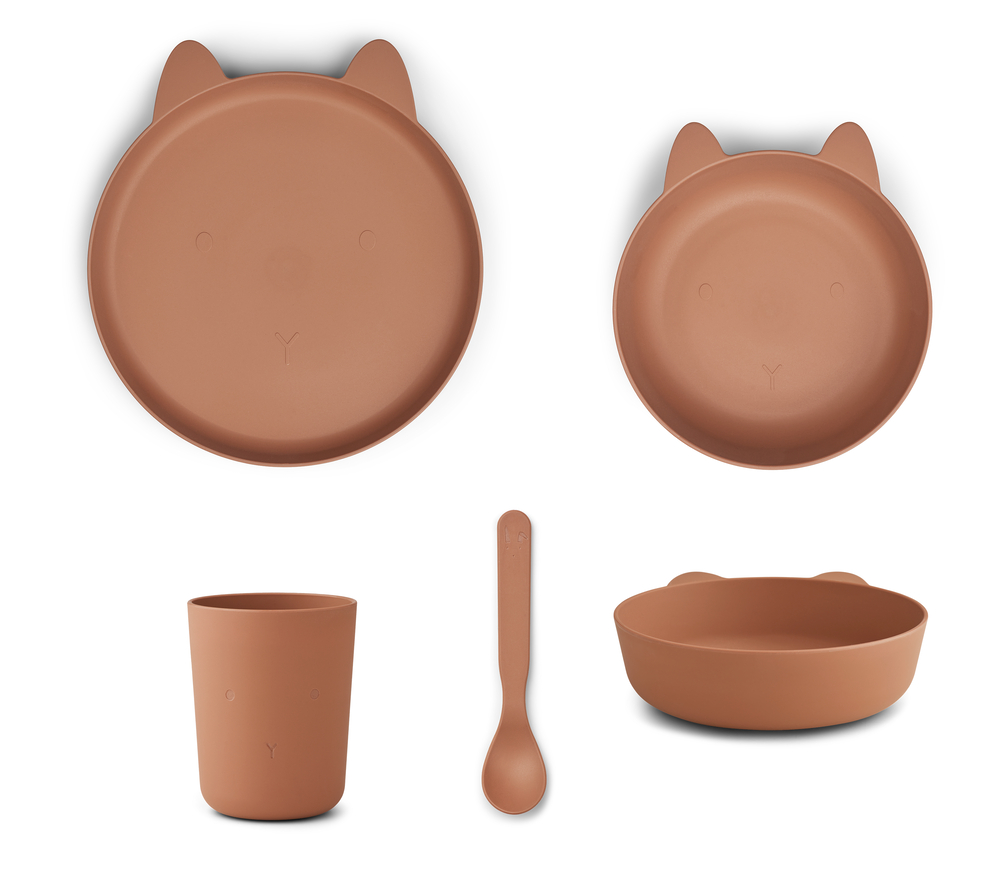 Brody Junior Set Rabbit Rose - Service de table Liewood