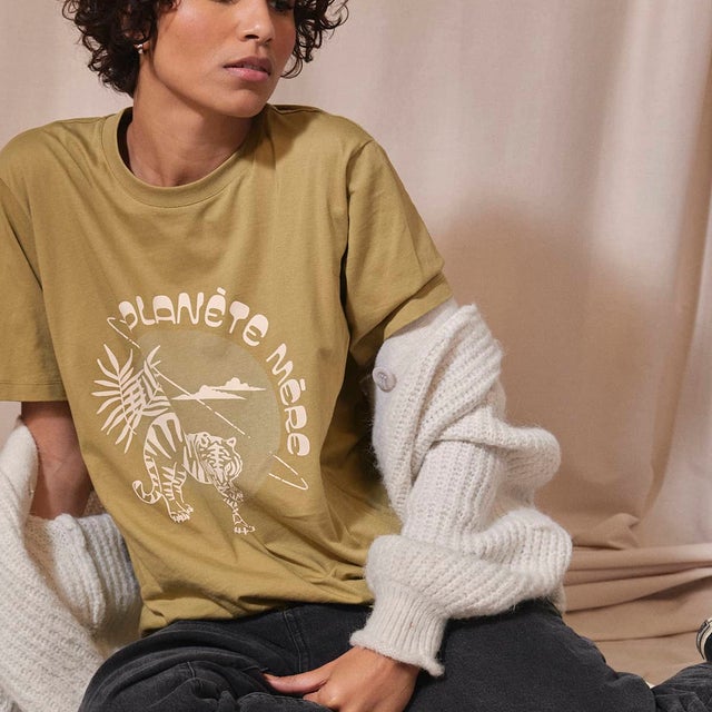 T-shirt d'allaitement Planète Mère taille S Tajinebanane