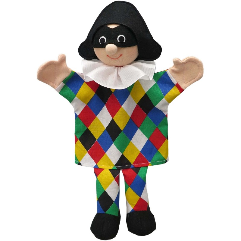 Marionnette Arlequin 33 cm