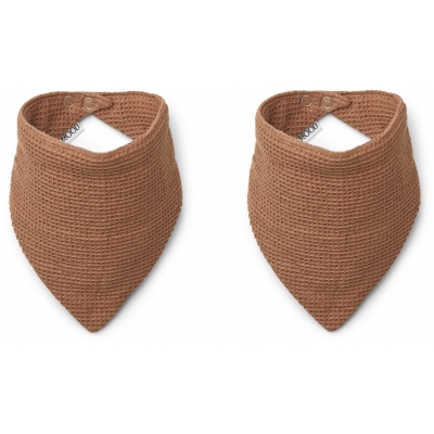Siri Bib 2 Pack Tuscany Rose Liewood