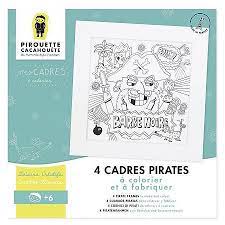 Mes Cadres Pirates à colorier
