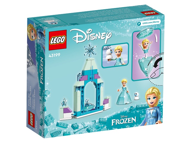 La cour du château d'Elsa Lego