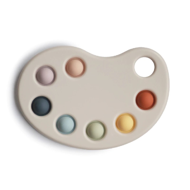Press Toy Paint Palette Multi Mushie