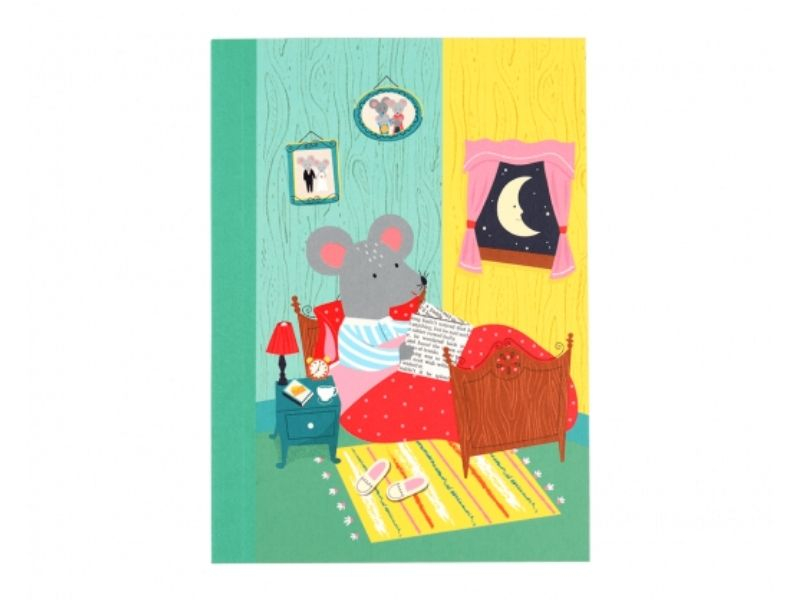 Cahier A6 Mouse in a house
