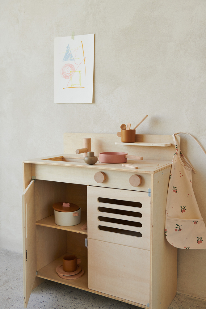 Cuisine Mario Play Kitchen Natural Wood Liewood