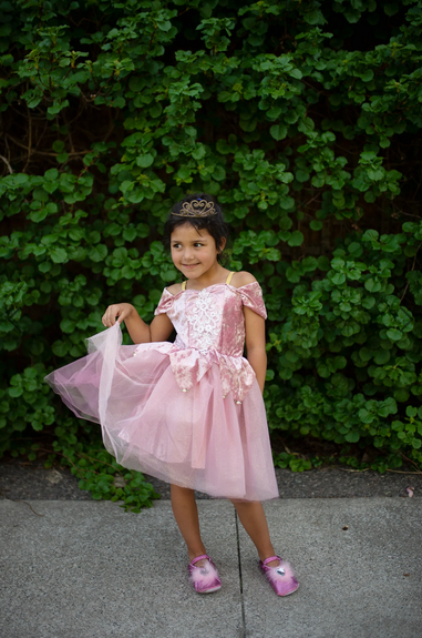 Robe de ballerine Vieux rose 5-6 ans