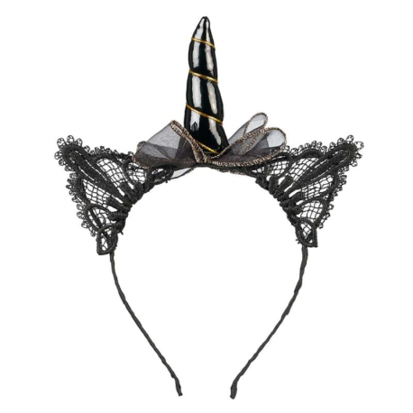 Serre-tête Licorne Glynda Noir Souza