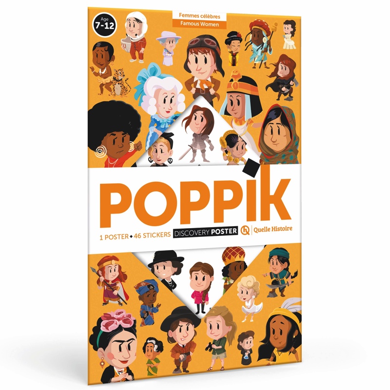 Poster en stickers Femmes célèbres - Poppik