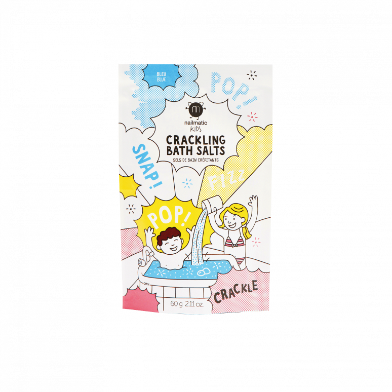 Sels de bain crépitants (bleus) Nailmatic