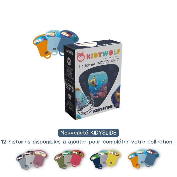 3 histoires Adventure KidyStories 
