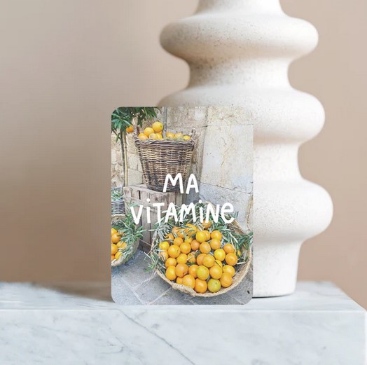 Carte Ma Vitamine Atelier Yuzu