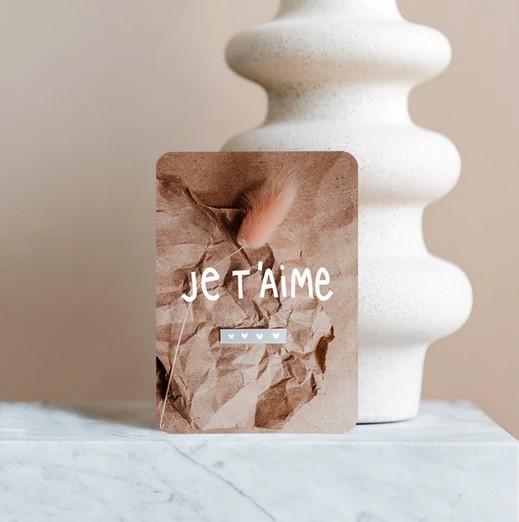 Carte Je t'aime Atelier Yuzu