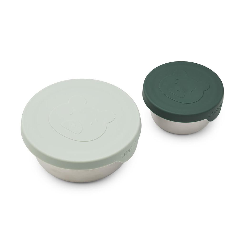 Fiby Snack Box Set Mr Bear Dusty Mint