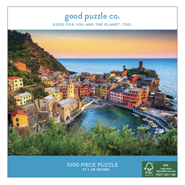 Puzzle Sunset At Cinque Terre 1000 pcs