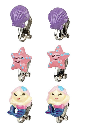 Boucles d'oreille Sirène 3 paires Souza