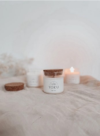 Bougie liège 120 ml Yoku (senteur aléatoire)