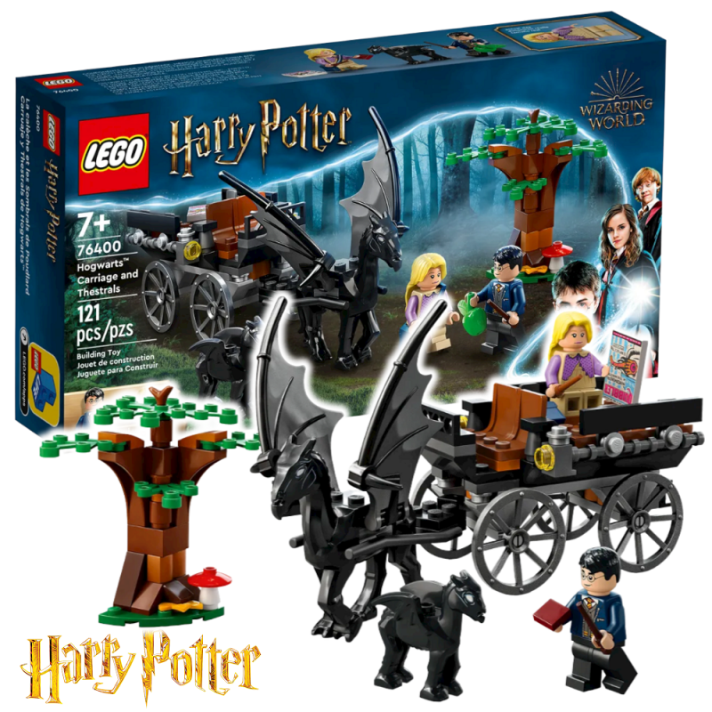 La diligence et les sombrals de Poudlard Lego