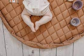 Sac de rangement et Tapis d'éveil pour bébé Organic Tawny Soft Play&Go