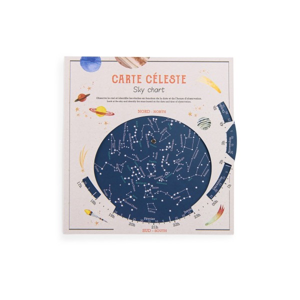 Carte céleste Moulin Roty