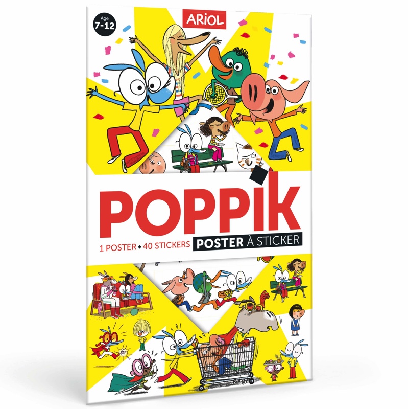 Poster à stickers Ariol Poppik