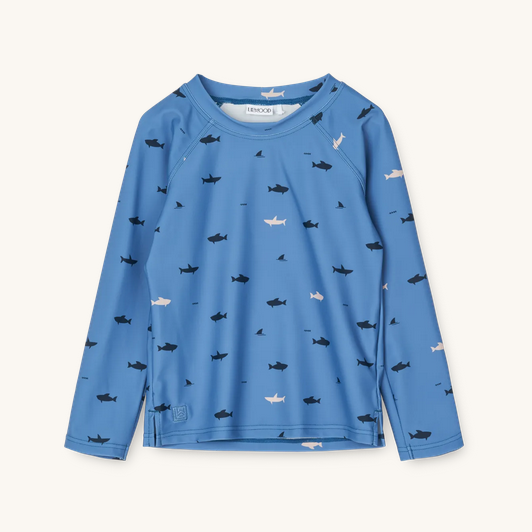 Noah Swim Tee Shark Riverside 1 mois Liewood