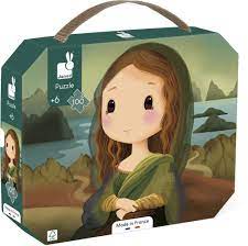 Puzzle Inspired by Leonardo da Vinci 100 pcs Janod