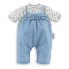 Blouse et salopette pour poupon 30 cm Corolle