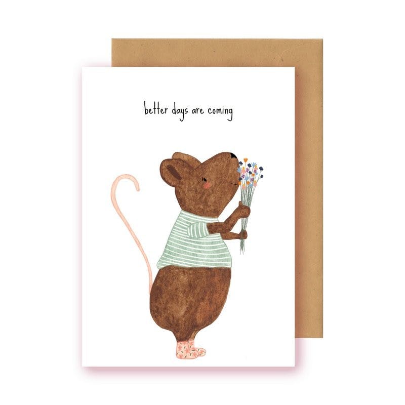Carte Better days are coming Studio Bertha